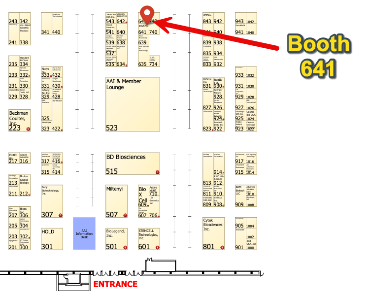 Immunology 2025 floor plan